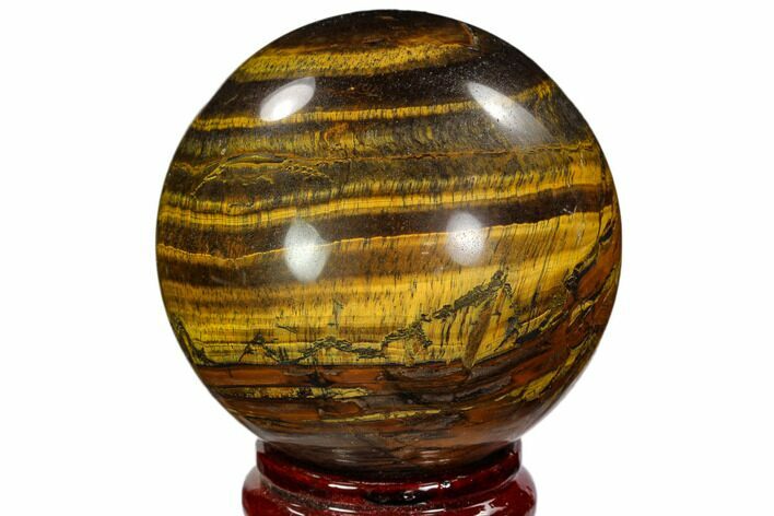 Polished Tiger's Eye Sphere - South Africa #107933